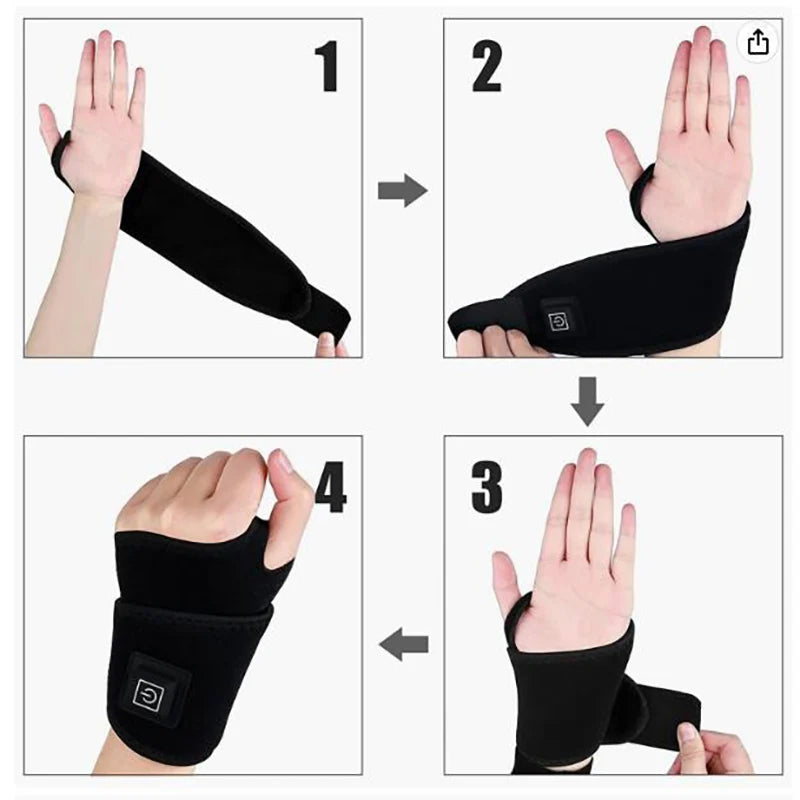 Electrically Heated Wrist Support sleeve