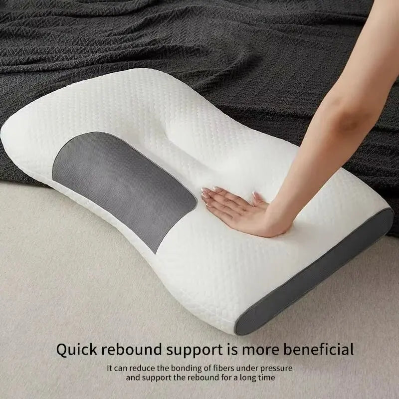 Honeycomb massage pillow to protect cervical vertebra